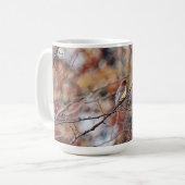 Jolie Cèdre cire Oiseau Photo Art Mug Cup (Devant gauche)