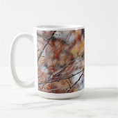 Jolie Cèdre cire Oiseau Photo Art Mug Cup (Gauche)