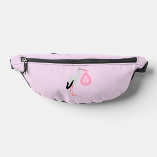 Jolie chatte rose bébé fille Stork