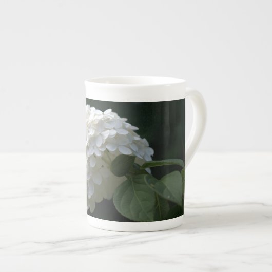 Jolie chaux blanche Hydrangea Mug (Devant droit)