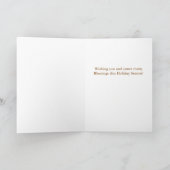 Jolie cheminée Carte de Noël (Intérieur)