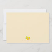 Jolie chouette tropicale filles invitation fête d' (Dos)