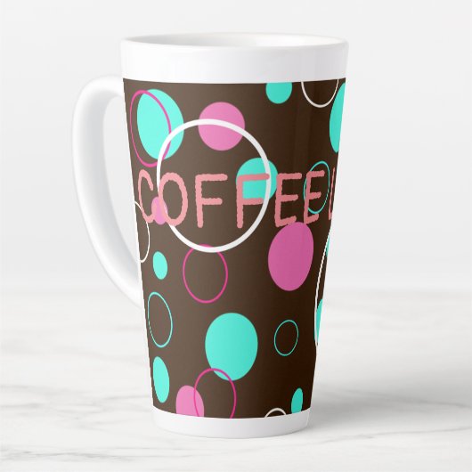 Jolie collection Cadeaux Latte Mug (Angle gauche)