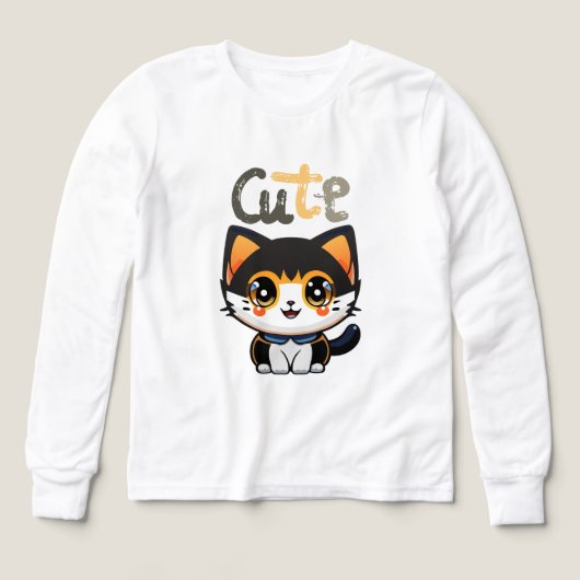 Jolie conception de chat noir| amateurs de chats | (Motif recto)