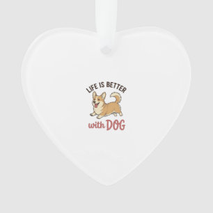 Jolie conception de la vie de chien Corgi est meil