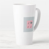 Jolie conception de texte d'amour sur une Mug en l (Angle droit)