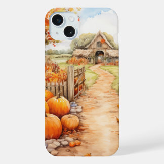 JOLIE COULEUR D'EAU TOMBE AUTOMNE BARN & CITROUILL