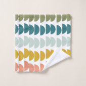 Jolie couleur moderne formes géométriques variété (Gant de toilette)