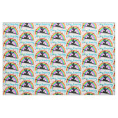 JOLIE COUVERTURE BLEUE J'AIME LE TISSU DANSER (Fat Quarter)