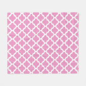 Jolie couverture en polaire Motif rose (Devant (Horizontal))