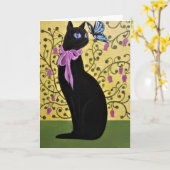 JOLIE CUISINE, CARTE D'ANNIVERSAIRE (Fleur jaune)