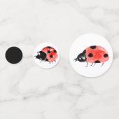 Jolie dame fête d'anniversaire confetti (Derrière)