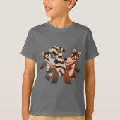 Jolie Danseuse Caricature Coatimundis T-shirt Enfa (Devant)