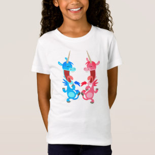 Jolie Danseuse Danseuse Unicornes T-shirt Enfants