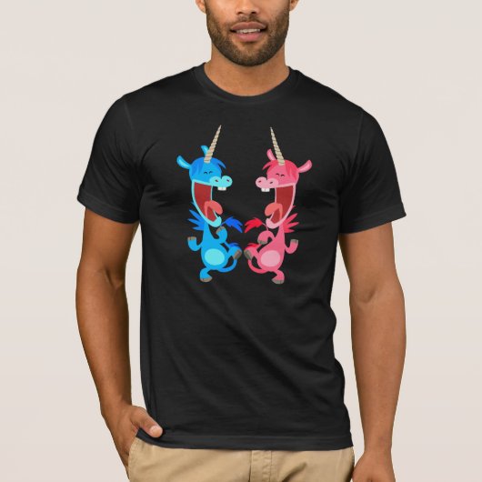 Jolie Danseuse Danseuse Unicorns T-shirt (Devant)