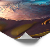 Jolie décoration de nurserie avec un oiseau bleu e (Coin)