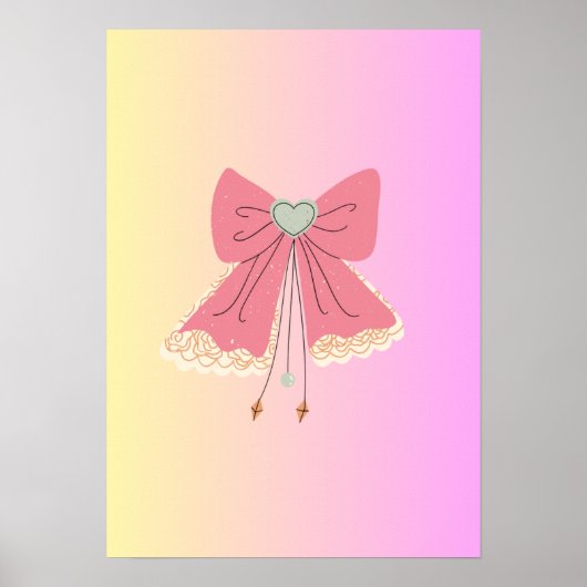 Jolie décoration de poster (Devant)
