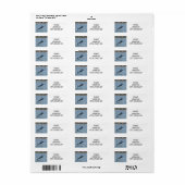 **JOLIE DOLPHIN** ÉTIQUETTES DE ADRESSE (Feuille entière)