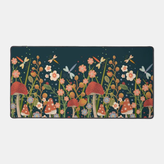 Jolie dragonfly Mushroom Widflowers (Recto)