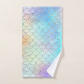 Jolie échelle de sirène (Serviette à main)