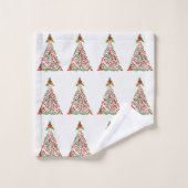 **JOLIE ENSEMBLE DE SERVIETTES DE NOËL** (Gant de toilette)