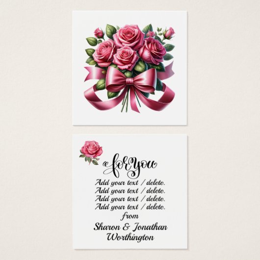 Jolie et élégante (Devant & derrière)