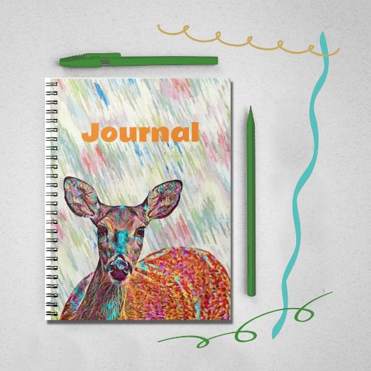 Jolie et Sweet Deer Art Journal