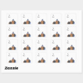 Jolie étiquette cadeau (Feuille)