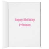 Jolie Fairy Tale Castle Carte de voeux (Intérieur (Droit))