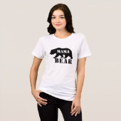 Jolie femme Mama ours Chemise Graphisme Tshirt Des (Recto plein)