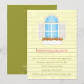 Jolie fenêtre Invitation de la Fête du réchauffeme (Devant / Derrière)