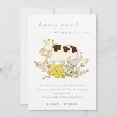 Jolie ferme de la vache Sainte Faire-part de gross (Devant)