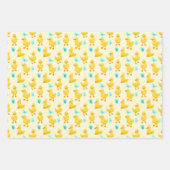 Jolie fête de canard carrelé Enveloppement Feuille (Devant 2)