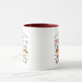 Jolie fête de Noël Café Mug (Centre)