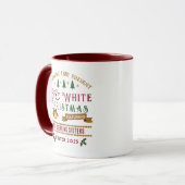 Jolie fête de Noël Café Mug (Devant gauche)