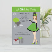 Jolie Fête Fête Fête Fête Invitation (Debout devant)