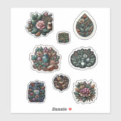 Jolie feuille de Étiquette d'épices de plantes (Feuille)