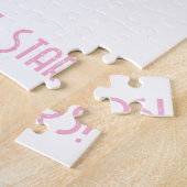 Jolie Fille Atteignant les Étoiles Puzzles (Côté)