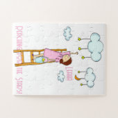 Jolie Fille Atteignant les Étoiles Puzzles (Horizontal)