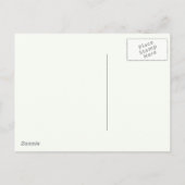 Jolie fille de yoga Merci | Carte postale cheveux  (Dos)