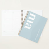Jolie fille Monogram Blue School (Devant avec enveloppe)