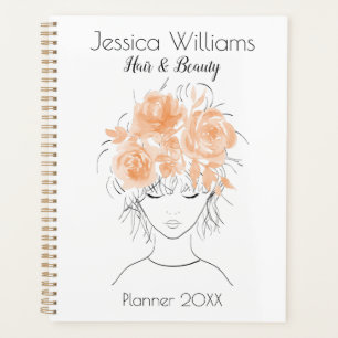 Jolie fille pêche aquarelle rose-Floral
