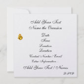 Jolie fille Retro Pop Art Noël Invitation (Dos)