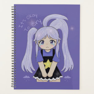 Jolie Fille Triste Illustration Dessinée à la Main