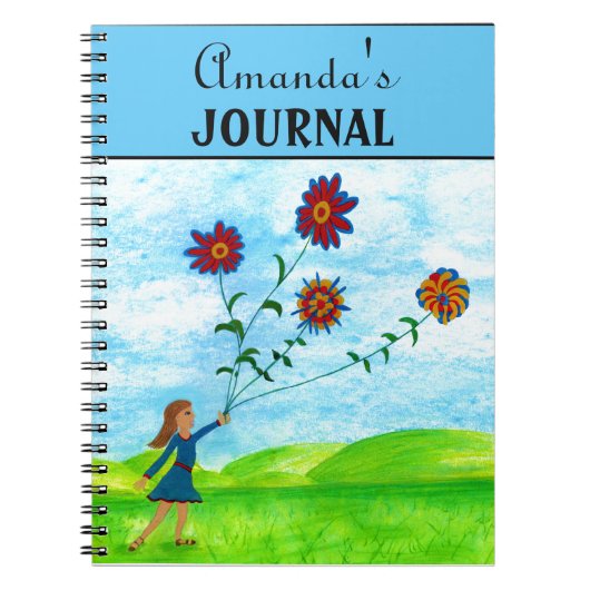 Jolie Filles Colorful Journal Carnet spiral (Devant)