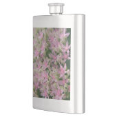 Jolie flacon de fleurs tropicales roses (Gauche)
