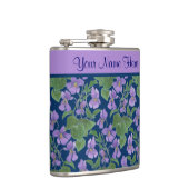 Jolie flacon de hanche 'Sweet Violet' pour personn (Droite)
