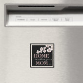Jolie fleur de cerise Maman & Home Magnet (In Situ (Lave-vaisselle))