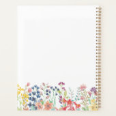 Jolie Fleur de Couleur Aquarelle Florale (Dos)
