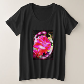 Jolie fleur de rose rouge florale tendance